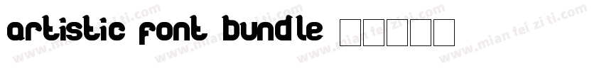 Artistic Font Bundle字体转换